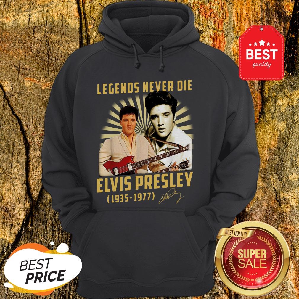 Legends Never Die Elvis Presley 1935 1977 Signature Autographed Shirt