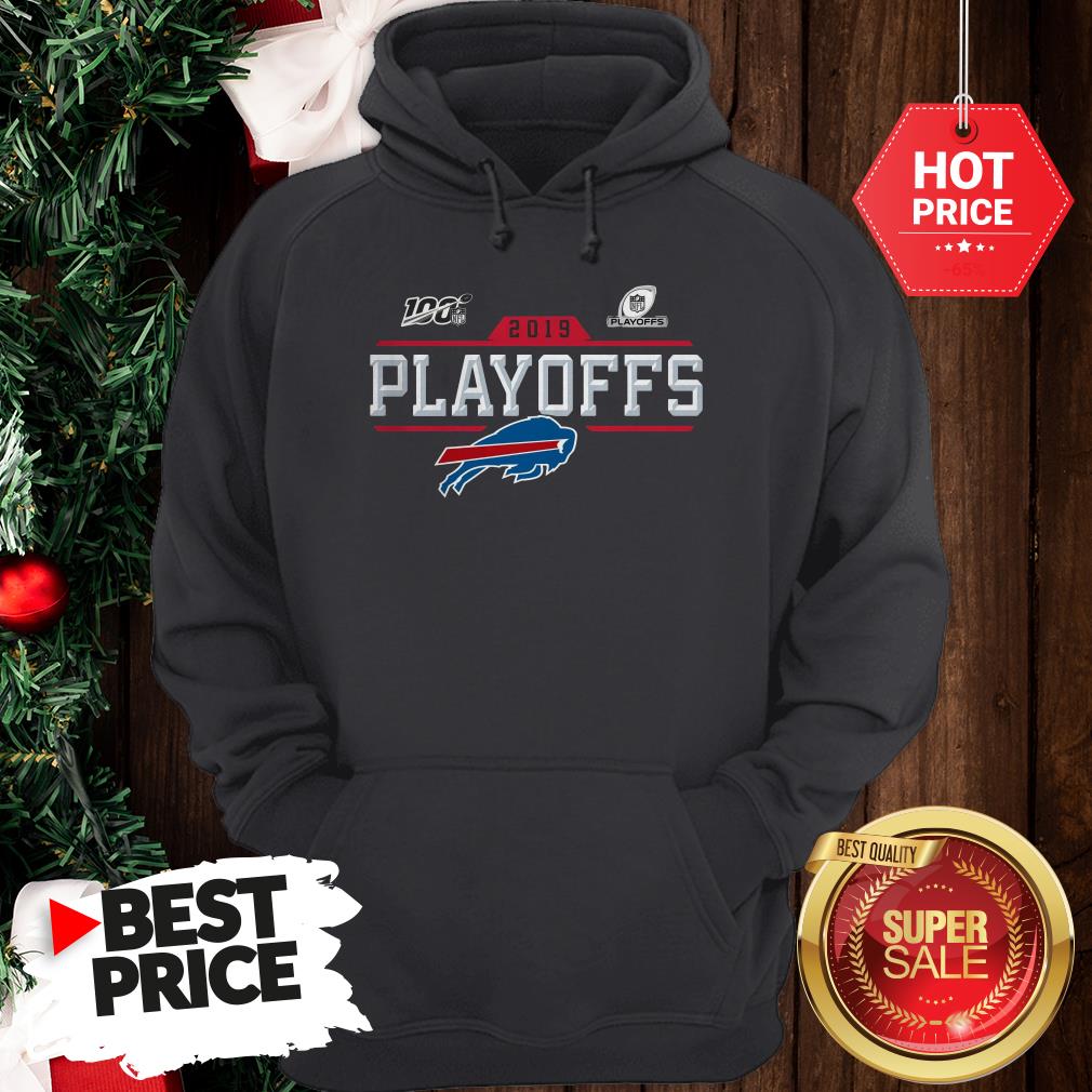 Like Buffalo Bills Logo 2019 100 NFL Playoffs Shirt