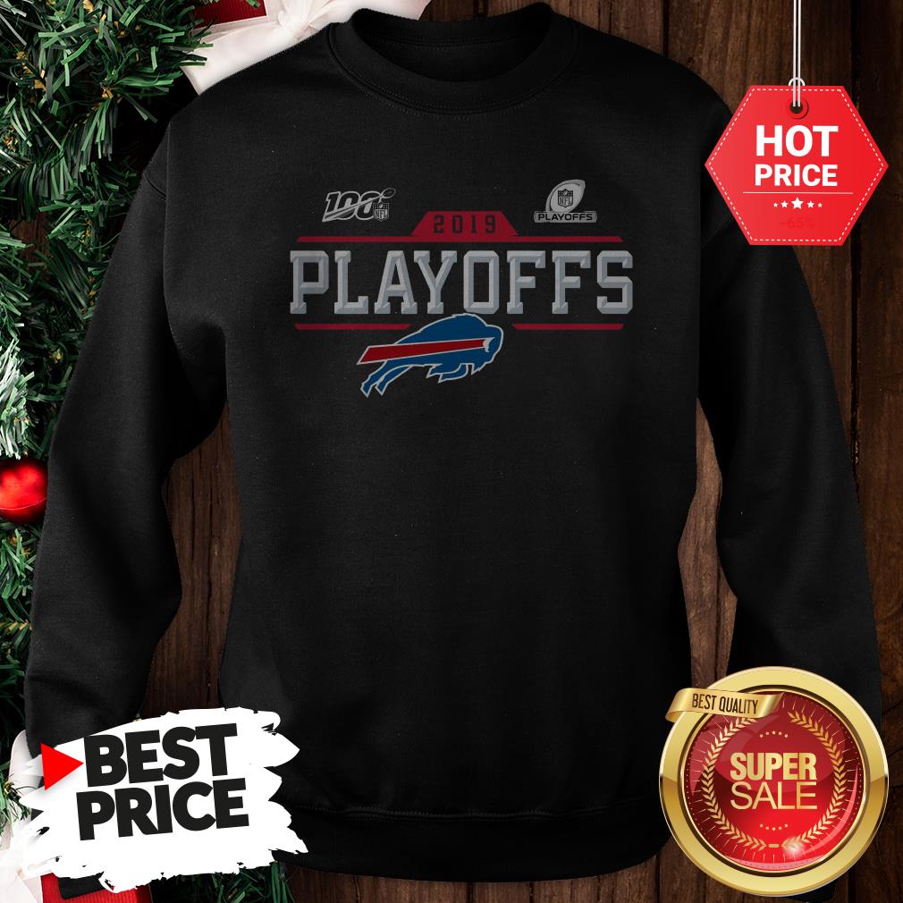 Like Buffalo Bills Logo 2019 100 NFL Playoffs Shirt