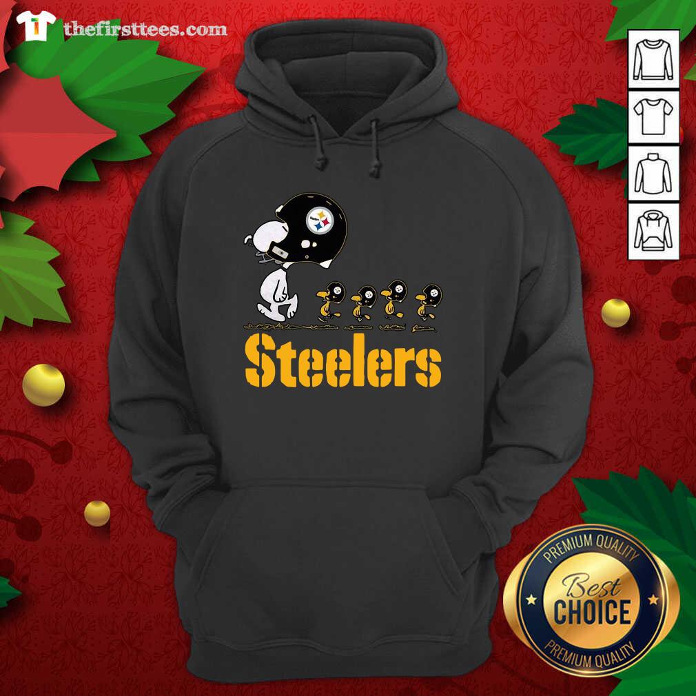 Lovely Snoopy And Woodstock Pittsburgh Steelers Shirt