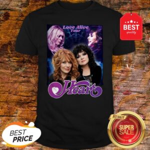Official Heart 2019 Love Alive Concert Tour Shirt