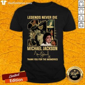 Hot Michael Jackson 11 Legend Never Die Signature Thank Shirt