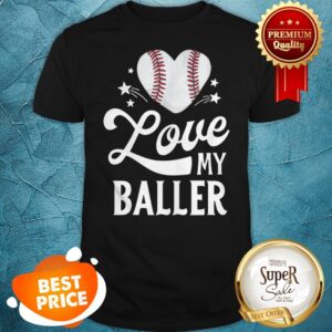 Mom Baseball Mother’s Day Gift Mama I Love My Baller Shirt