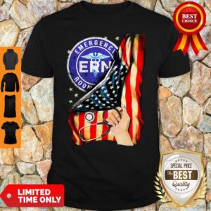 Emergency Room And American Flag Shirt