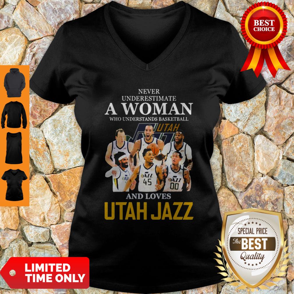 never-underestimate-a-woman-who-understands-basketball-and-loves-utah-jazz-v-neck
