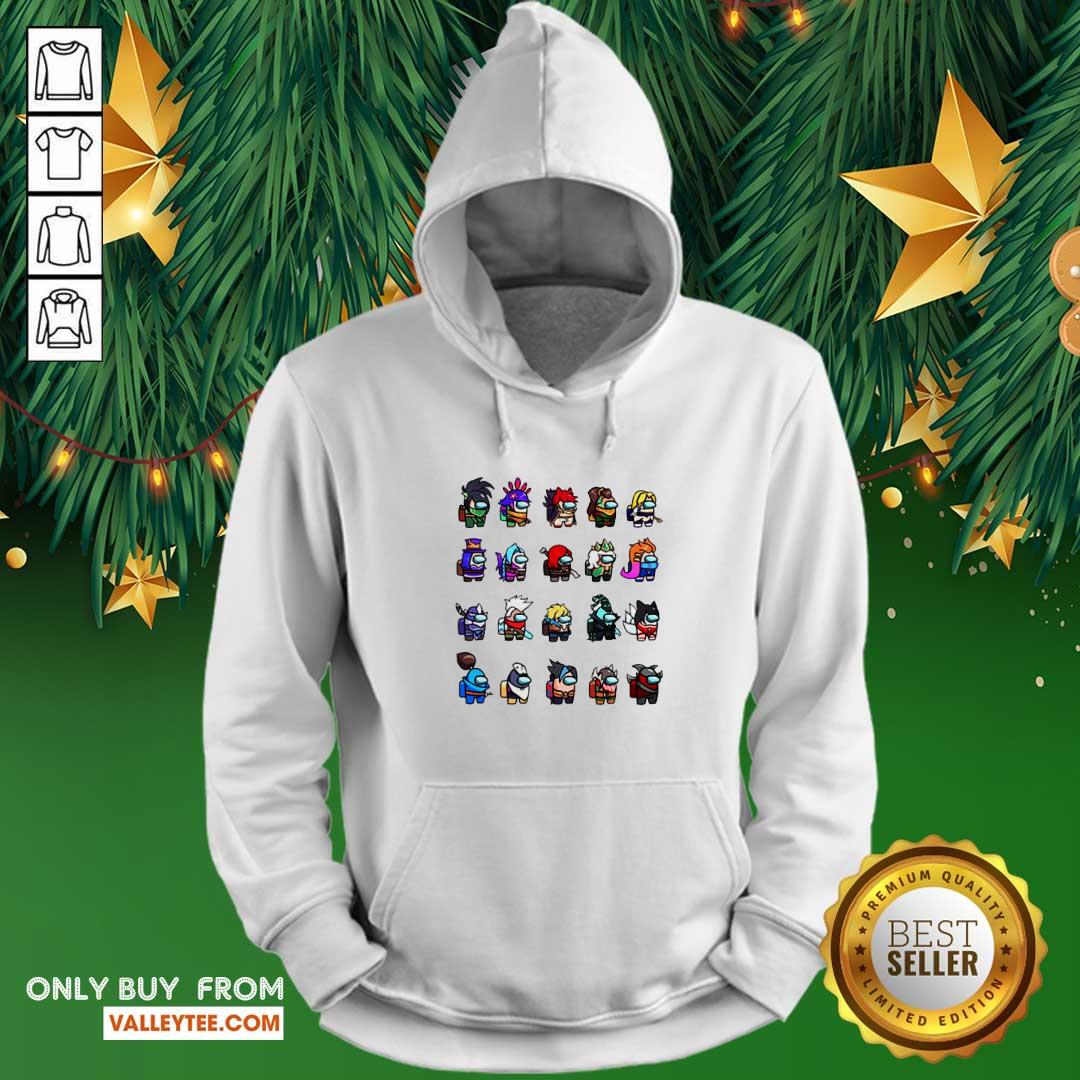 Nice Among Us X League Of Legends Games Shirt