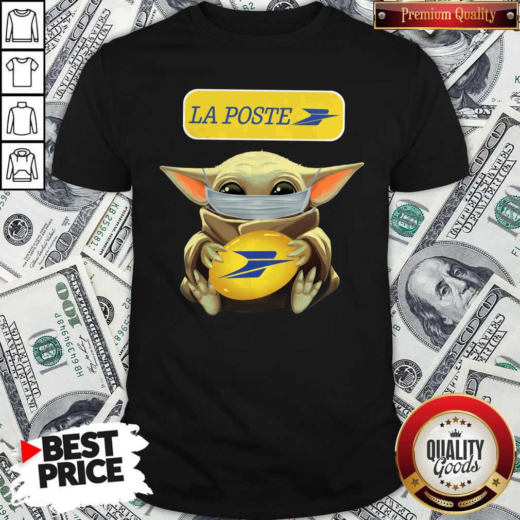 Nice Baby Yoda Face Mask Hug La Poste Shirt