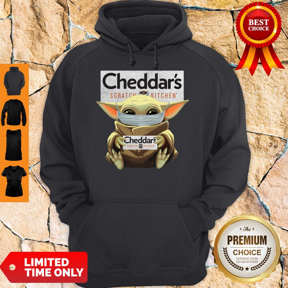 Nice Baby Yoda Mask Hug Cheddars Scratch Kitchen shirt