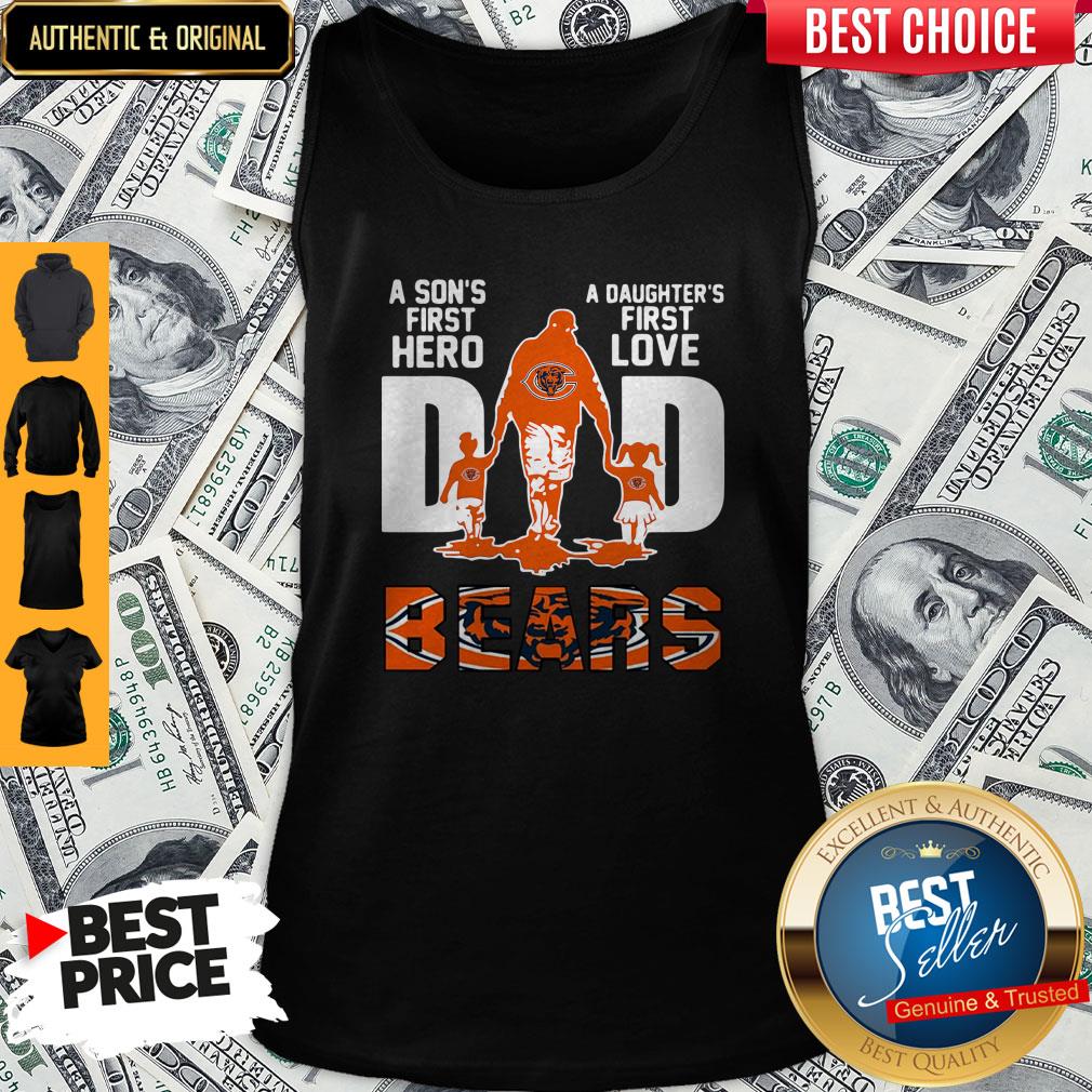 Nice Bears Dad A Son's First Hero A Daughter's First Love Shirt