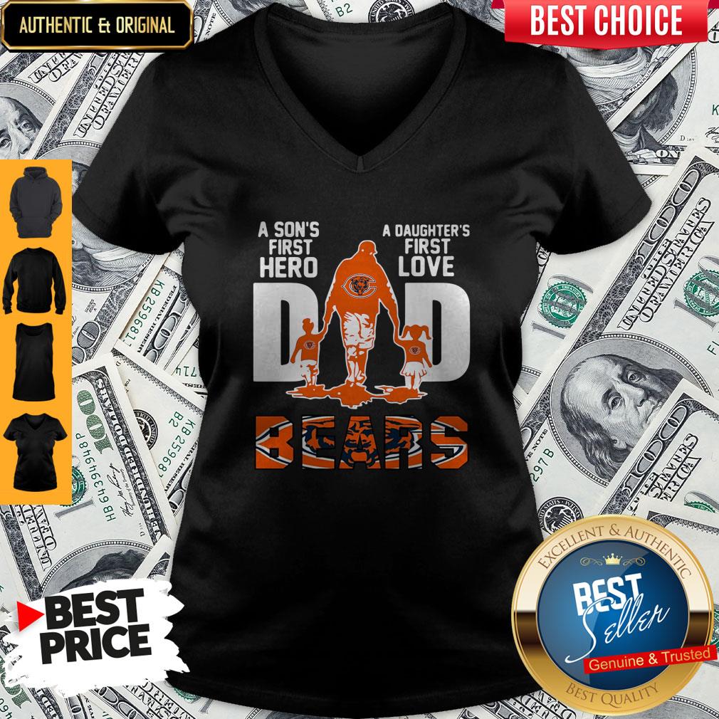 Nice Bears Dad A Son's First Hero A Daughter's First Love Shirt