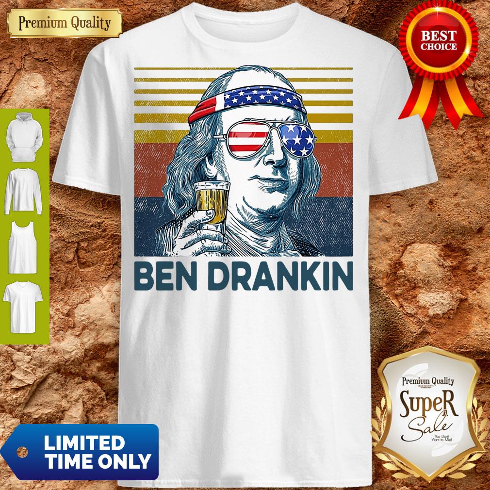Nice Ben Drankin beer vintage shirt