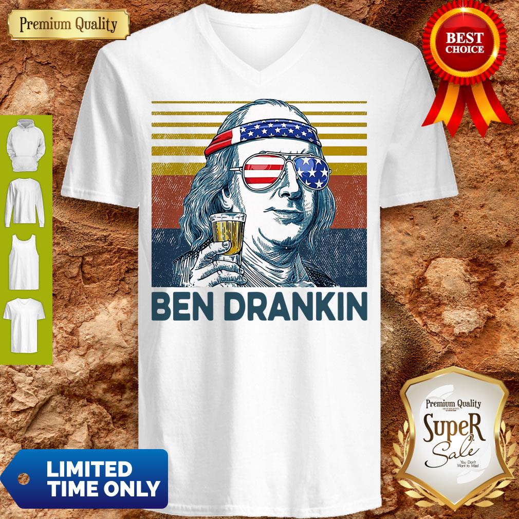 Nice Ben Drankin beer vintage shirt