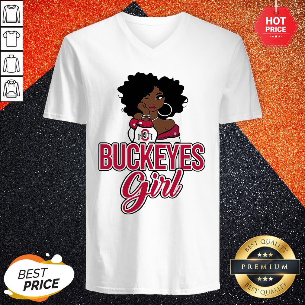 Nice Black Girl Ohio State Buckeyes Girl Shirt