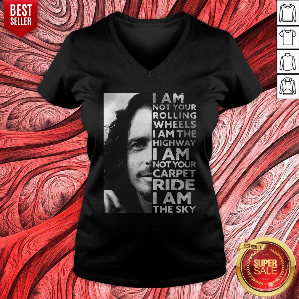 Nice Chris Cornell I Am Not Your Rolling Wheels I Am The Highway I Am Shirt