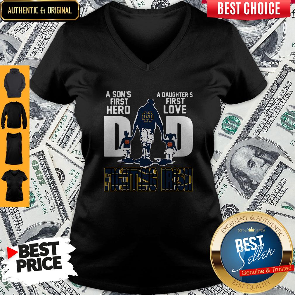 Nice Fighting Irish Dad A Son's First Hero A Daughter’s First Love Shirt