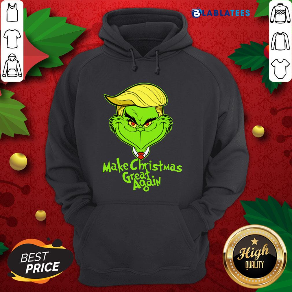 Nice Grinch Trump Make Christmas Great Again Shirt
