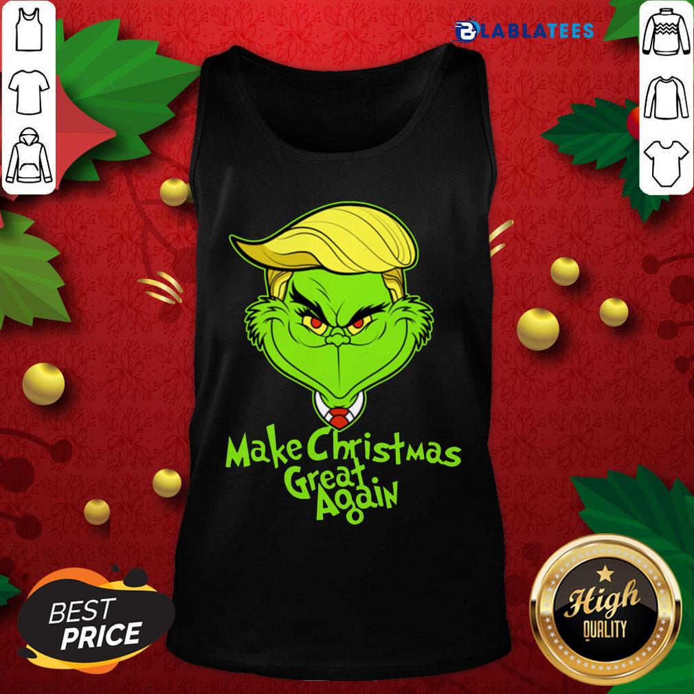 Nice Grinch Trump Make Christmas Great Again Shirt