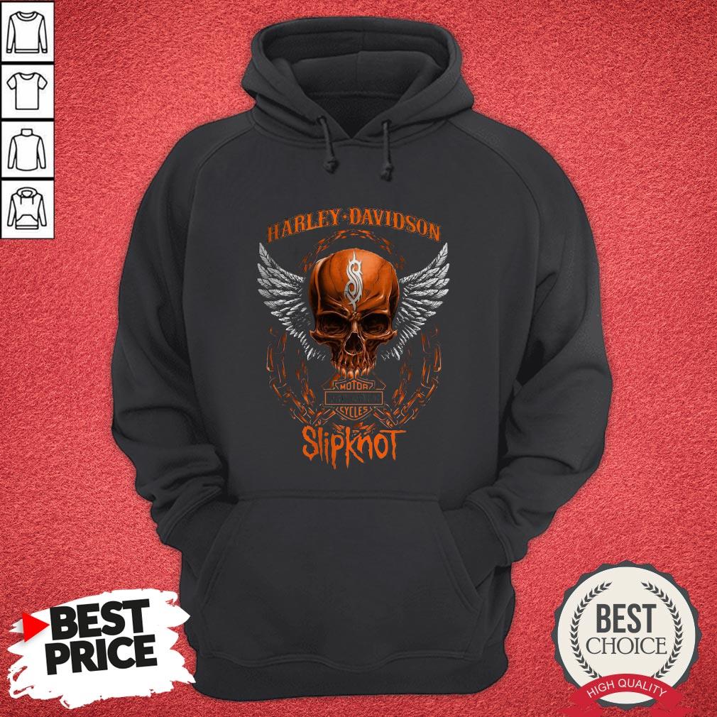 Nice Harley Davidson Motorcycles Slipknot T-Shirt
