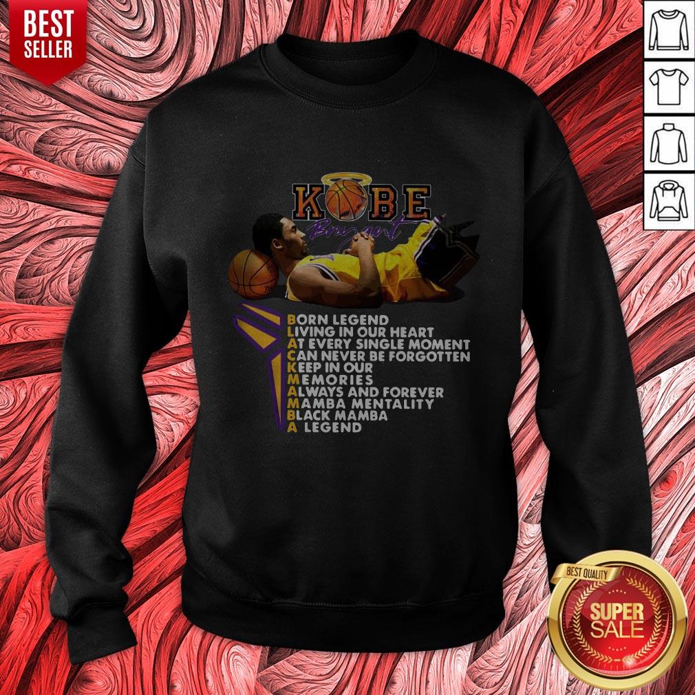 Nice Kobe Bryant Born Legend Living In Our Heart Shirt