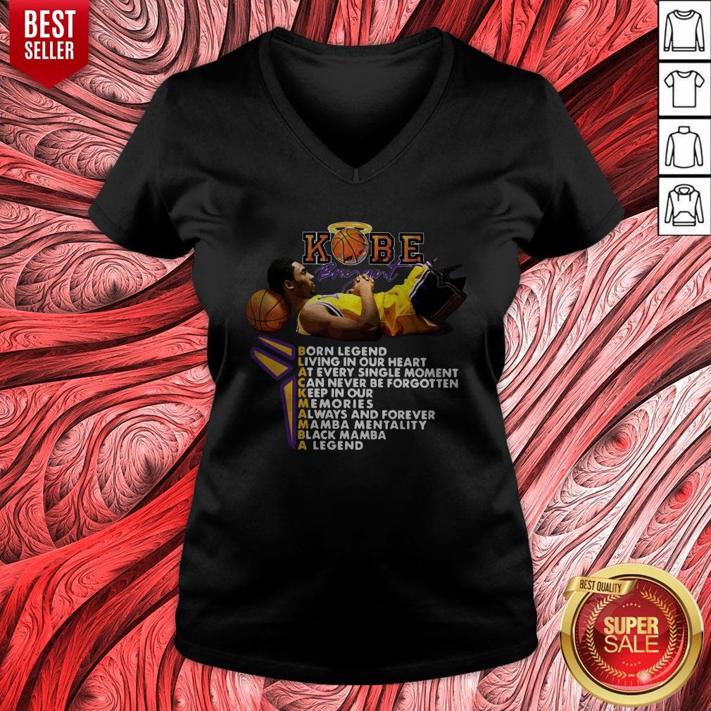 Nice Kobe Bryant Born Legend Living In Our Heart Shirt