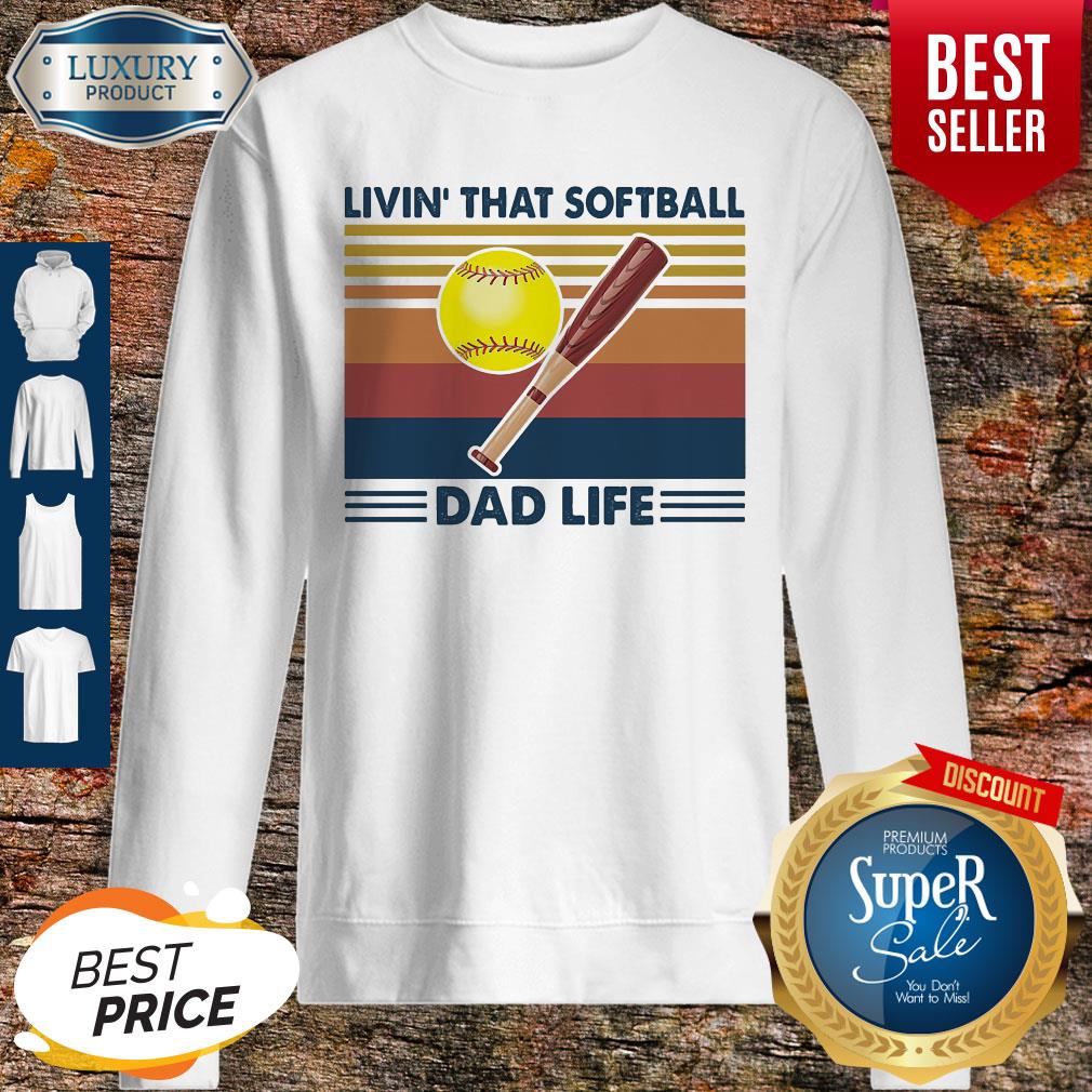 Nice Livin that softball dad life vintage shirt
