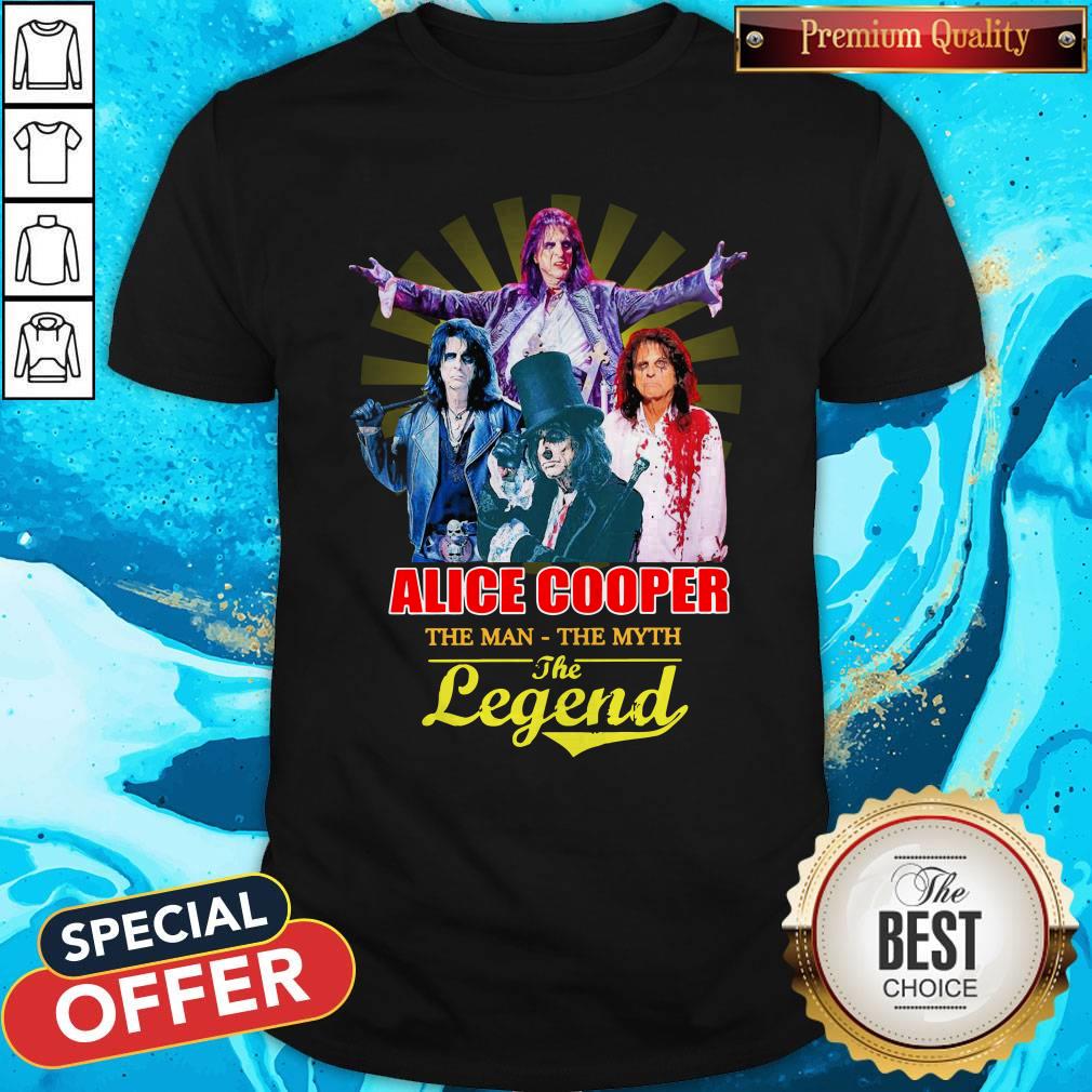 Nice Official Alice Cooper The Man The Myth The Legend Shirt