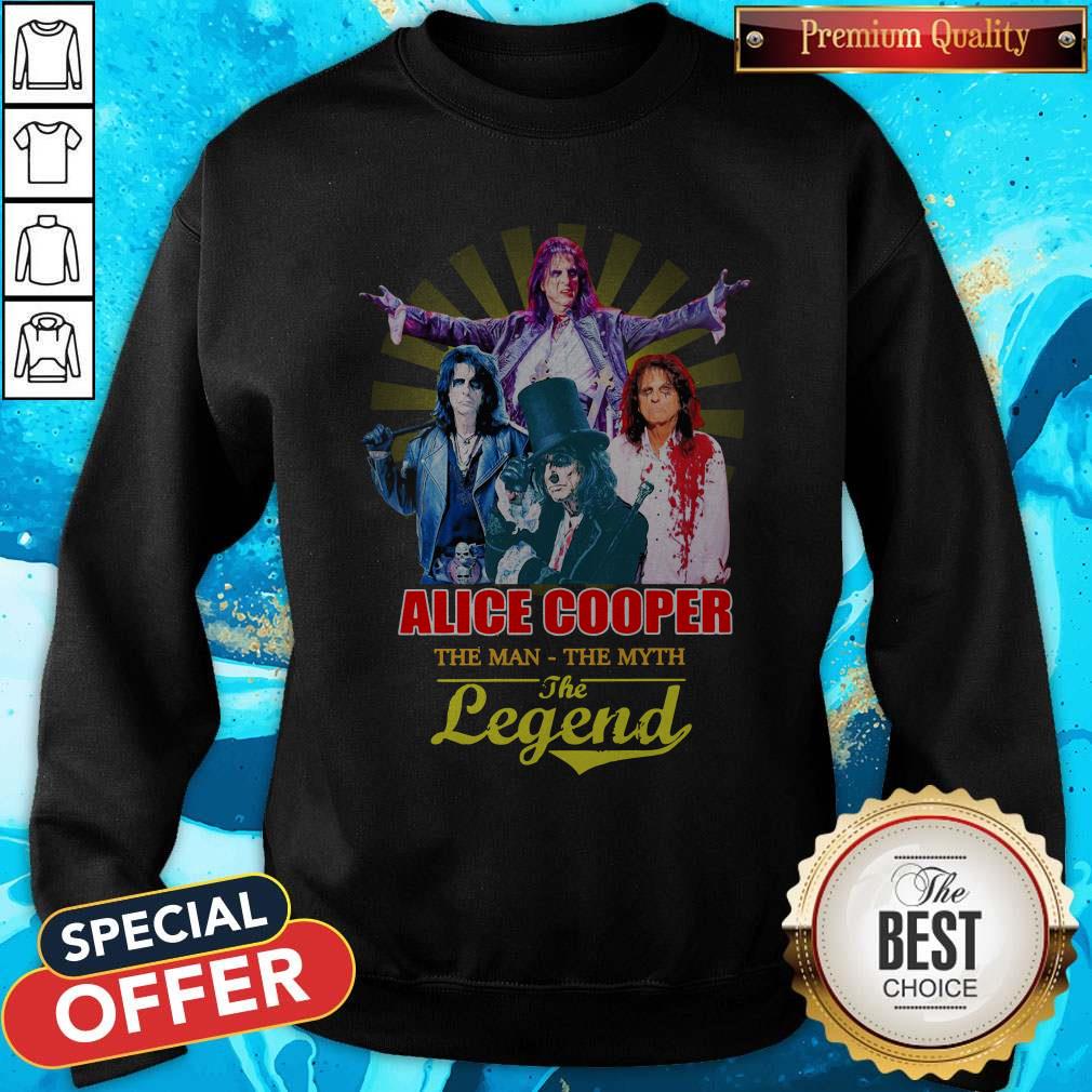 Nice Official Alice Cooper The Man The Myth The Legend Shirt