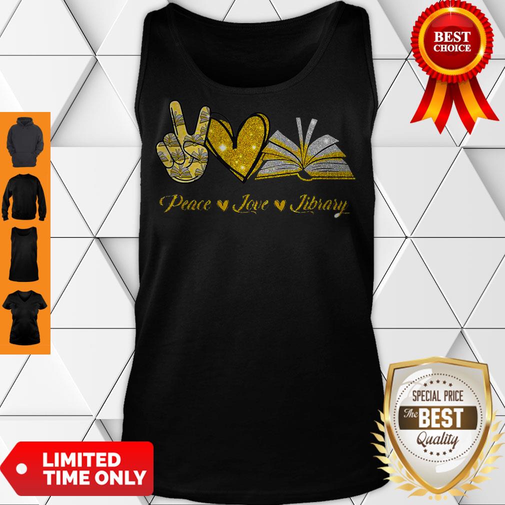 Nice Peace love Library shirt