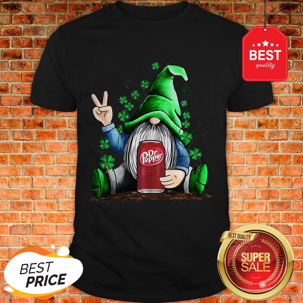 Nice St Patrick’s Day Gnome Hug Dr Pepper Shirt