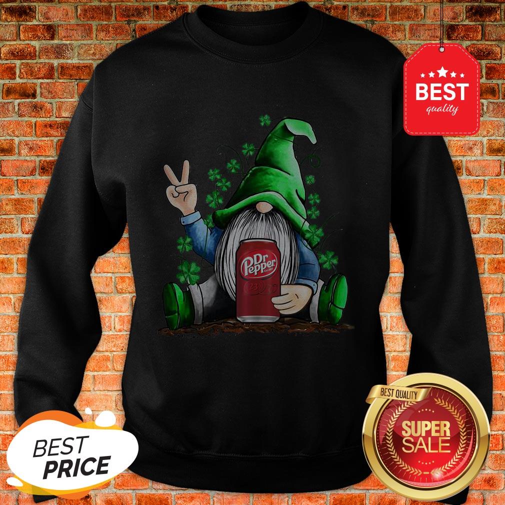 Nice St Patrick’s Day Gnome Hug Dr Pepper Shirt