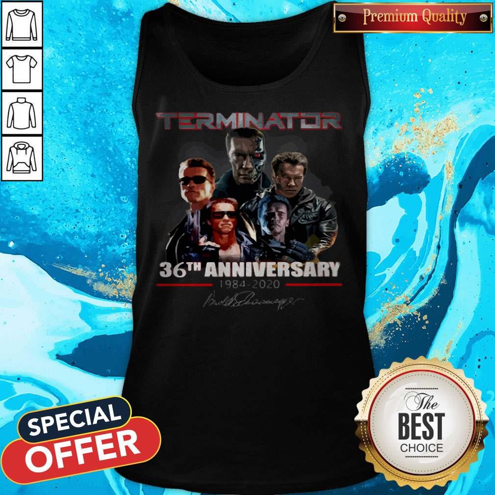 Nice Terminator 36th Anniversary 1984 2020 Signature Shirt