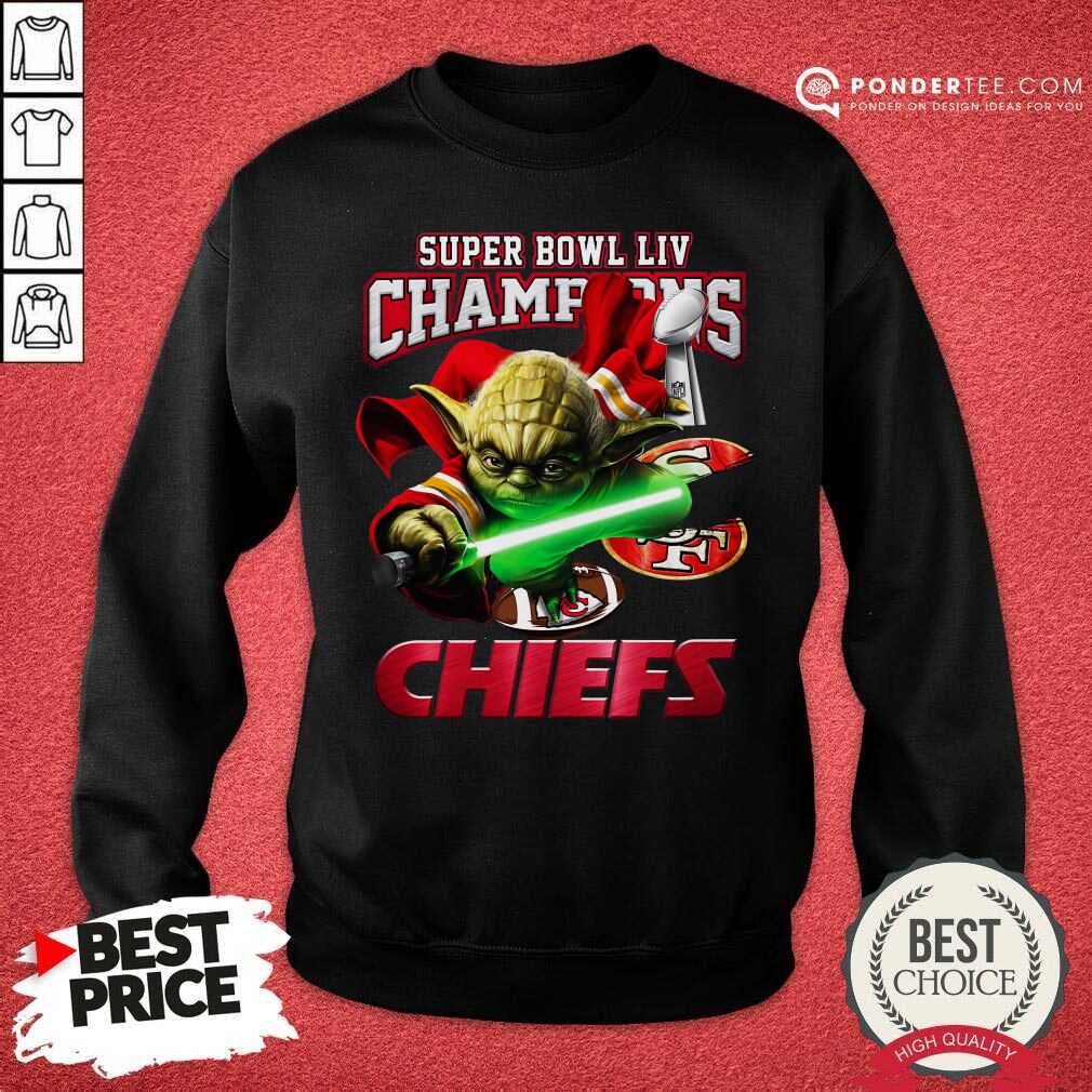 Nice Yoda Super Bowl LIV Champions Kansas City Chiefs Shirt