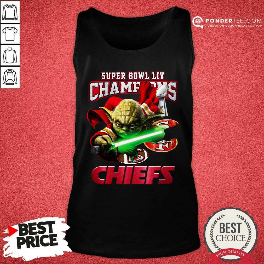 Nice Yoda Super Bowl LIV Champions Kansas City Chiefs Shirt