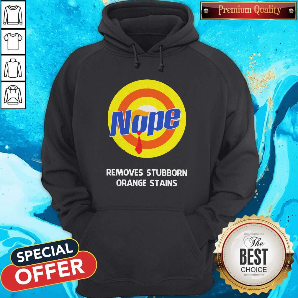 Nope Removes Stubborn Orange Stains Shirt