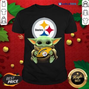 Great Baby Yoda Steelers Shirt