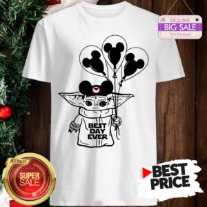 Official Baby Yoda Mickey Best Day Ever Shirt