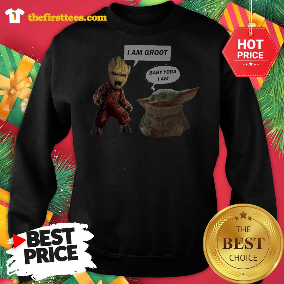 Official Baby Groot Hug Baby Yoda That Log Had A Child Vintage Shirt