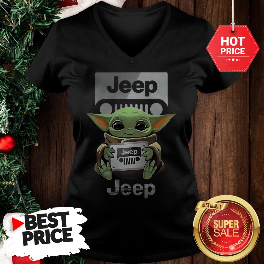 Official Baby Yoda Hug Jeep Shirt