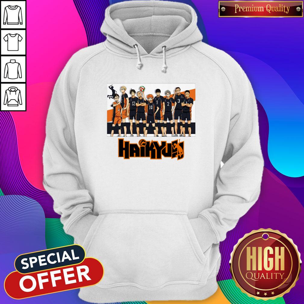 Official Bioworld Haikyuu Volleyball Team Fitted Shirt