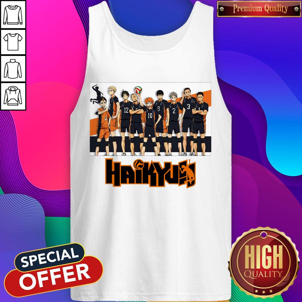 Official Bioworld Haikyuu Volleyball Team Fitted Shirt