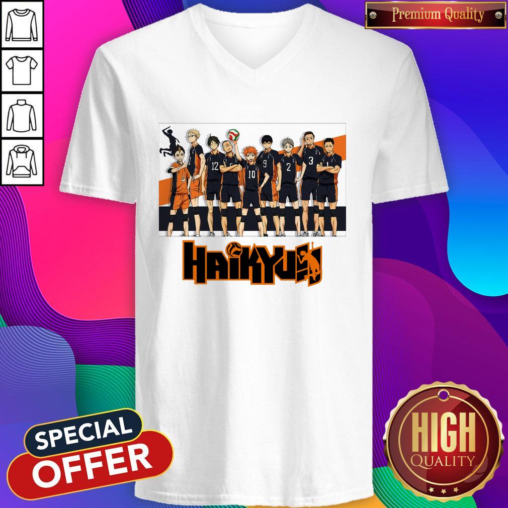 Official Bioworld Haikyuu Volleyball Team Fitted Shirt