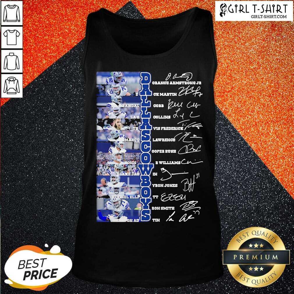 Official Dallas Cowboys Players Signatures Shirt