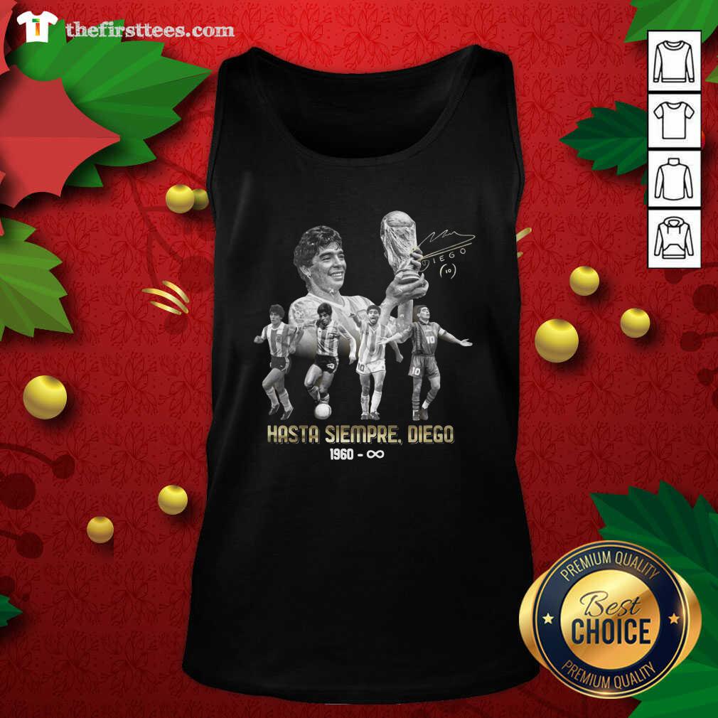 Official Diego Maradona Hasta Siempre Diego 1960 Signature Shirt