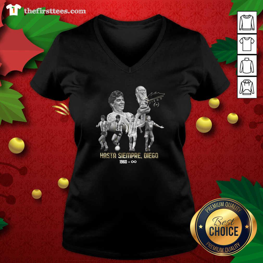 Official Diego Maradona Hasta Siempre Diego 1960 Signature Shirt