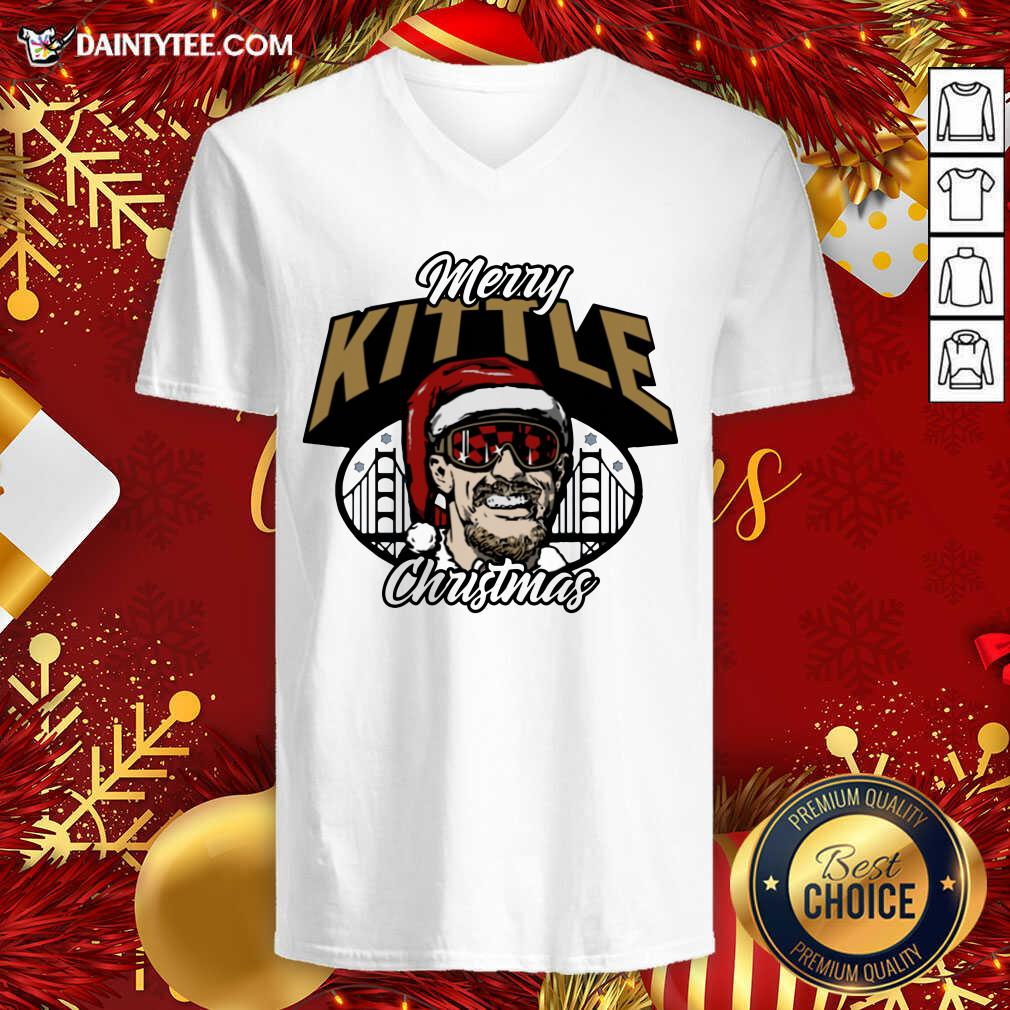Official George Kittle Merry Kittle Christmas Shirt
