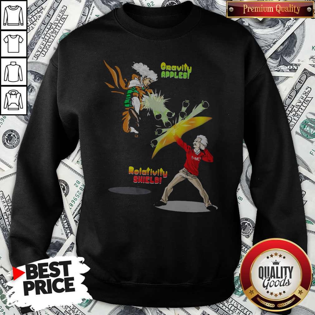 Official Gravity Apples Relativity Shield Shirt