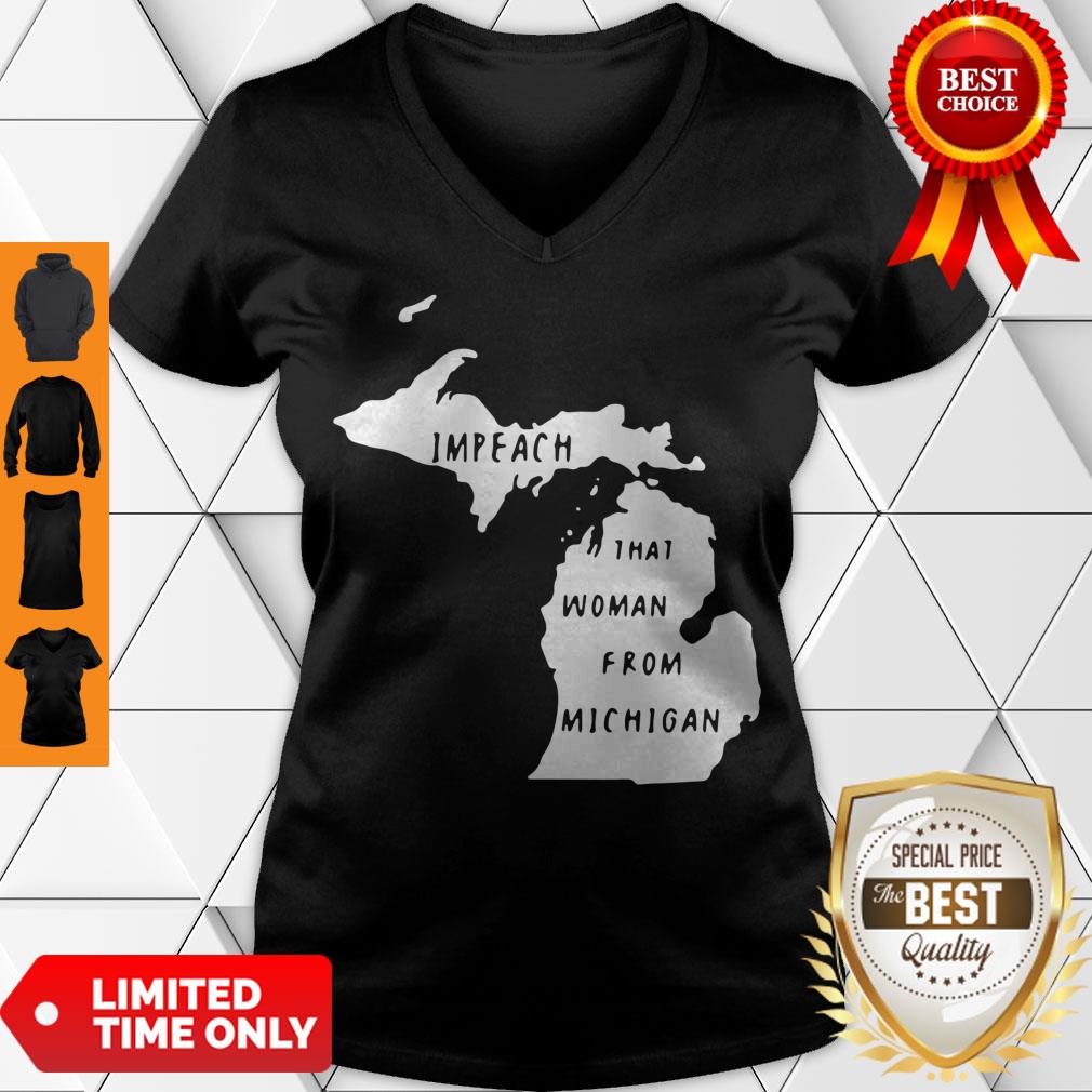 Official Impeach That Woman From Michigan State Map Shirt