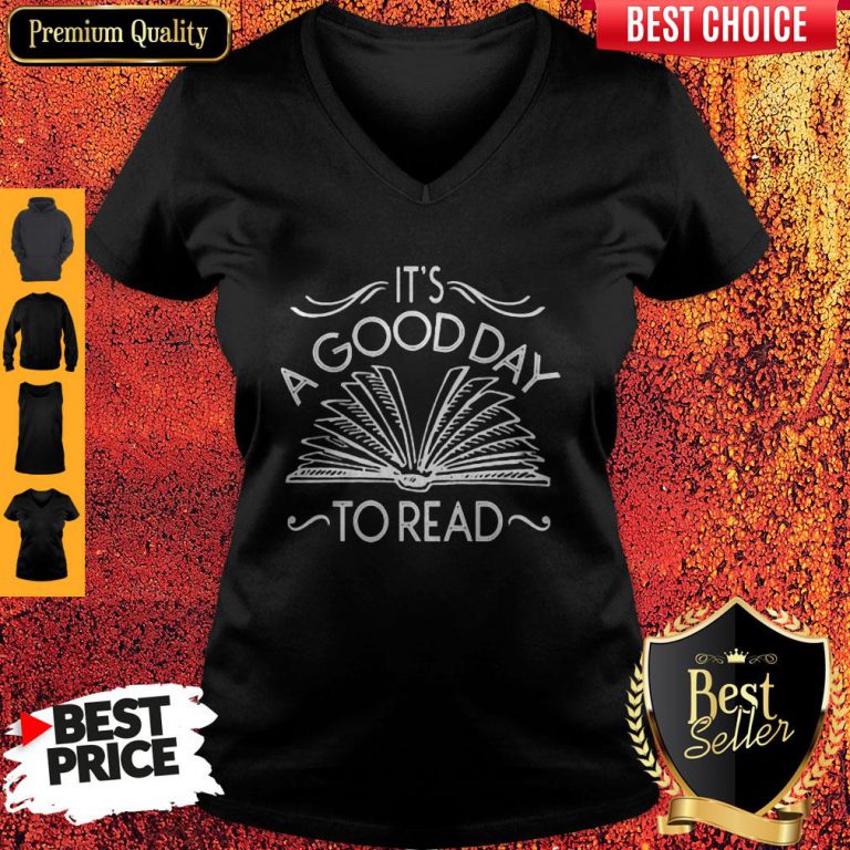 official-its-a-good-day-to-read-v-neck
