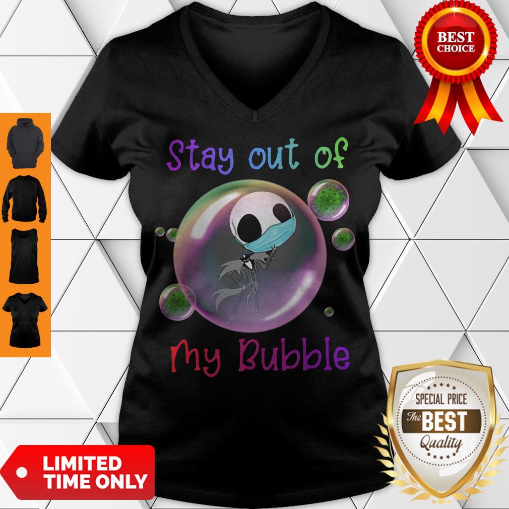 Official Jack Skellington Mask Stay Out Of My Bubble Shirt