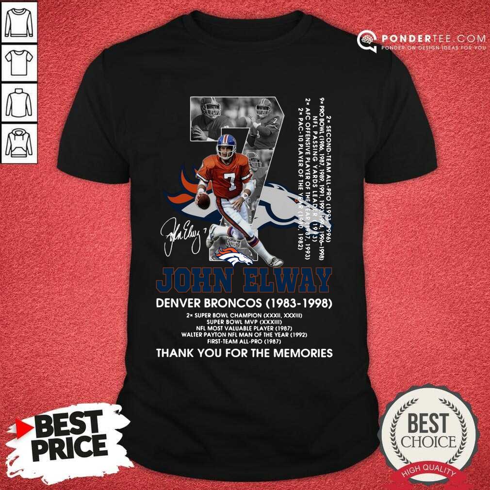 Official John Elway 1983 Shirt